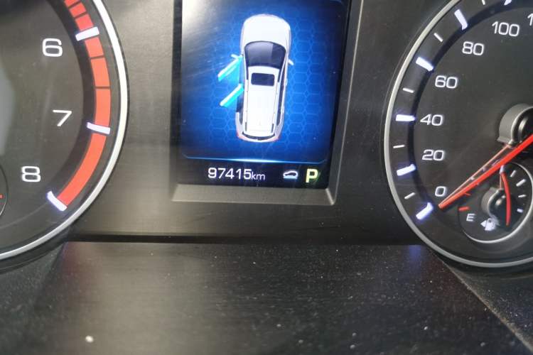 Used Haval H6 2018 Red-Label Sport Edition 1.5T Automatic Two-Wheel Drive Elite Model Odometer Close Up