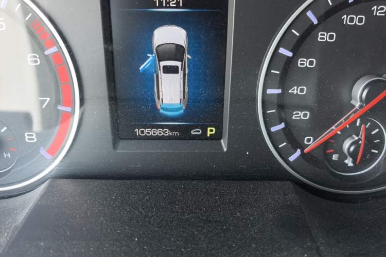 Used Haval H6 2018 Red-Label Sport Edition 1.5T Automatic Two-Wheel Drive Elite Model Odometer Close Up