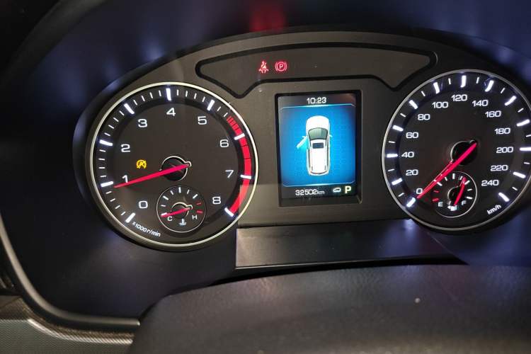 Used Haval H6 2018 Red-Label Sport Edition 1.5T Automatic Two-Wheel Drive Elite Model Odometer Close Up