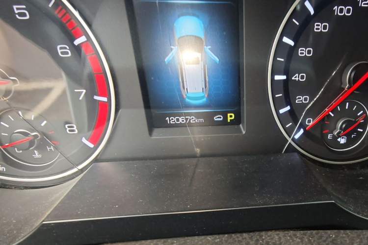 Used Haval H6 2018 Red-Label Sport Edition 1.5T Automatic Two-Wheel Drive Elite Model Odometer Close Up