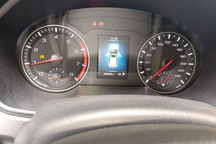 Used Haval H6 2018 Red-Label Sport Edition 1.5T Automatic Two-Wheel Drive Elite Model Odometer Close Up