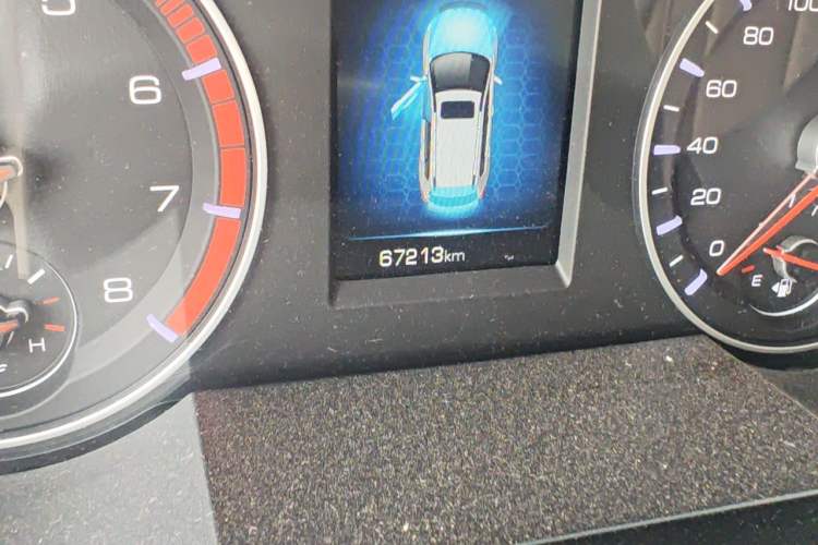 Used Haval H6 2018 Red-Label Sport Version 1.5T Manual Two-Wheel Drive Elite Model Odometer Close Up