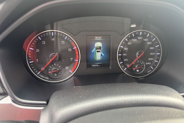 Used Haval H6 2018 Blue Label Sport Edition 1.5T Automatic Two-Wheel Drive Elite Model Odometer Close Up