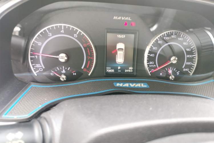 Used Haval H6 2018 Blue-Label 1.5T Automatic Luxury Model Odometer Close Up