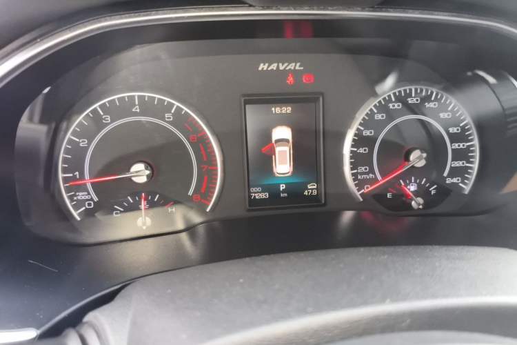 Used Haval H6 2018 Blue-Label 1.5T Automatic Luxury Model Odometer Close Up