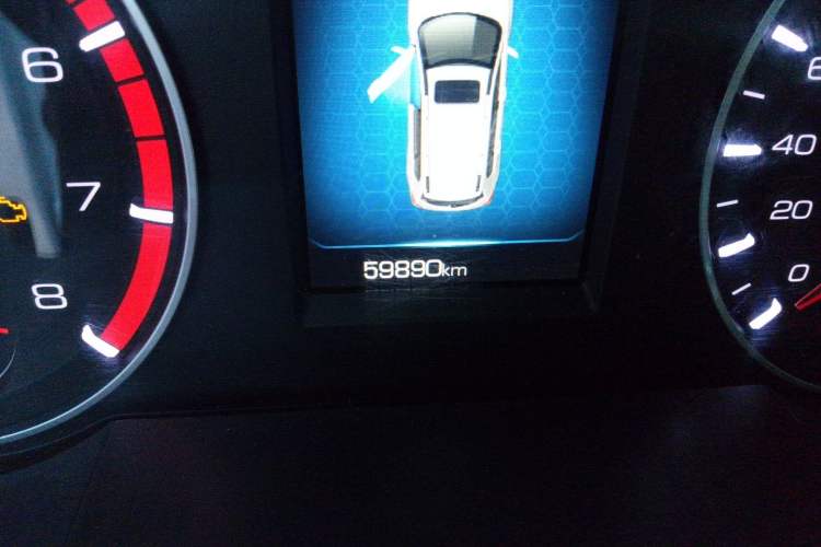 Used Haval H6 2018 Red-Label Sport Version 1.5T Manual Two-Wheel Drive Elite Model Odometer Close Up