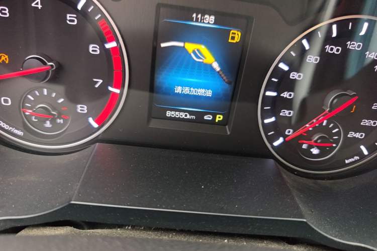 Used Haval H6 2018 Blue Label Sport Edition 1.5T Automatic Two-Wheel Drive Elite Model Odometer Close Up