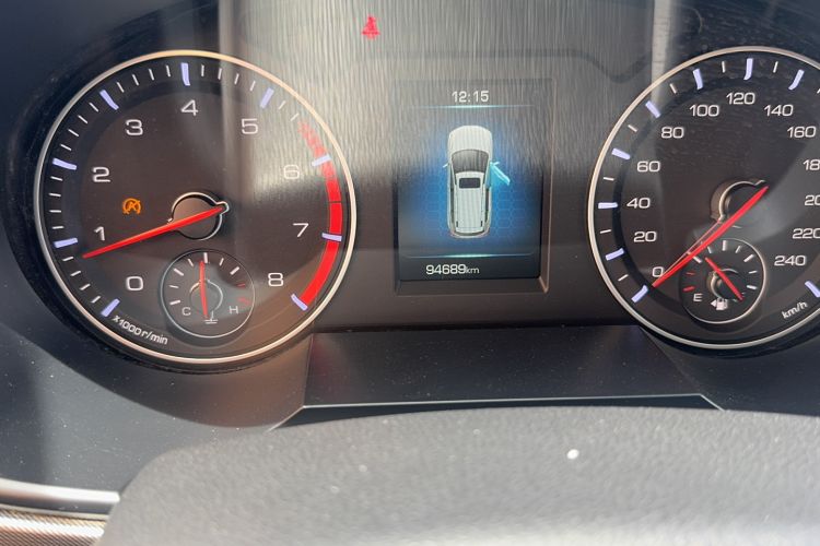 Used Haval H6 2018 Blue Label Sport Edition 1.5T Manual Two-Wheel Drive Elite Model Odometer Close Up