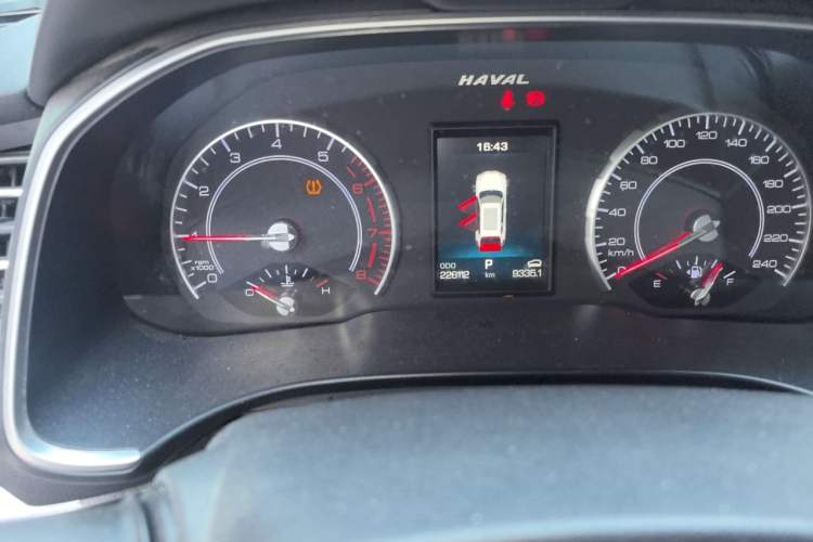 Used Haval H6 2018 Blue Label 2.0T Automatic Luxury Model Odometer Close Up