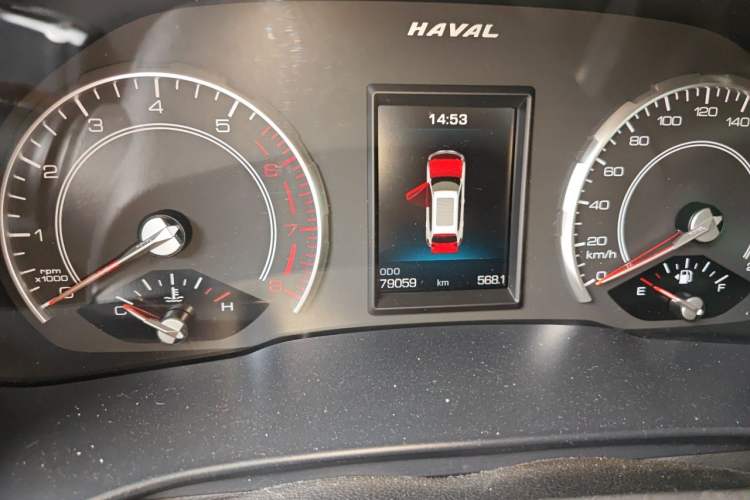Used Haval H6 2018 Red-Label 1.5T Automatic Luxury Model Odometer Close Up