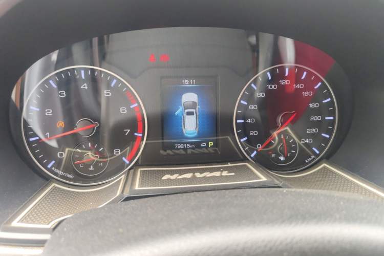 Used Haval H6 2018 Red-Label Sport Edition 1.5T Automatic Two-Wheel Drive Elite Model Odometer Close Up