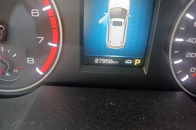 Used Haval H6  Odometer Close Up