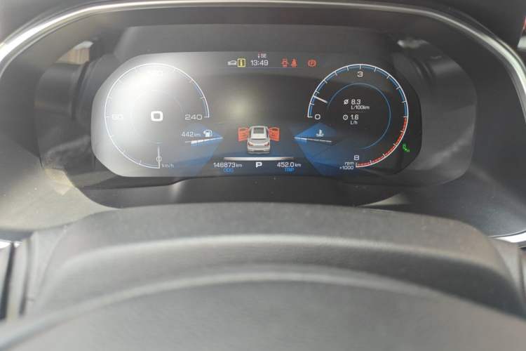 Used Haval H6 2018 Red-Label 1.5T Automatic Ultra-Luxury Model Odometer Close Up