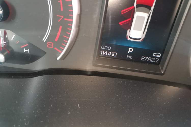 Used Haval H6 2018 Blue-Label 1.5T Automatic Luxury Model Odometer Close Up
