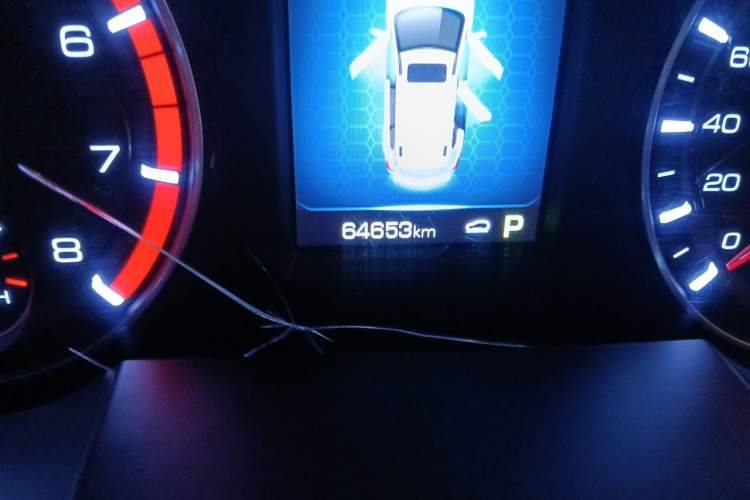 Used Haval H6 2018 Blue Label Sport Edition 1.5T Automatic Two-Wheel Drive Prestige Model Odometer Close Up