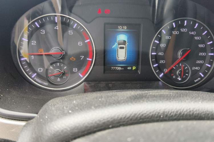 Used Haval H6 2018 Blue Label Sport Edition 1.5T Automatic Two-Wheel Drive Elite Model Odometer Close Up