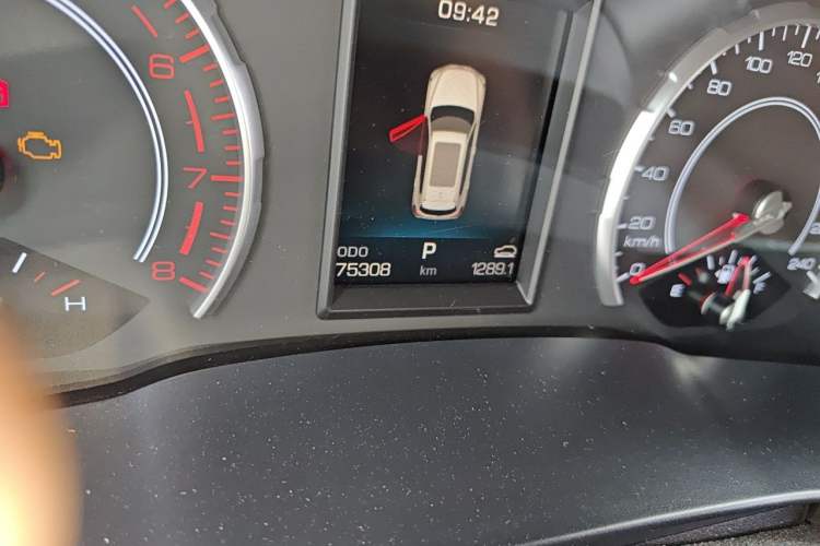 Used Haval H6 2018 Red-Label 1.5T Automatic Luxury Model Odometer Close Up