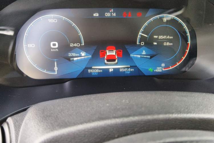 Used Haval H6 2018 Blue Label 1.5T Automatic Ultra-Luxury Model Odometer Close Up