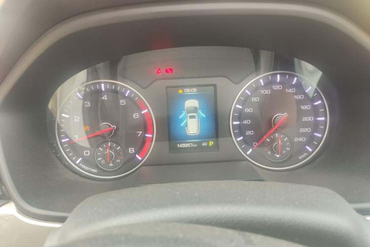Used Haval H6 2018 Red-Label Sport Edition 1.5T Automatic Two-Wheel Drive Elite Model Odometer Close Up