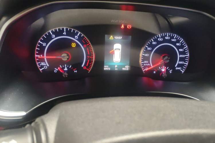 Used Haval H6 2018 Blue Label 2.0T Automatic Luxury Model Odometer Close Up
