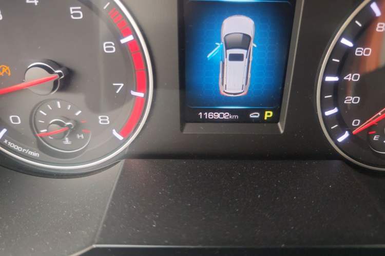 Used Haval H6 2018 Red-Label Sport Edition 1.5T Automatic Two-Wheel Drive Elite Model Odometer Close Up
