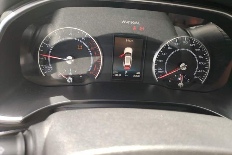 Used Haval H6 2018 Blue Label 2.0T Automatic Luxury Model Odometer Close Up