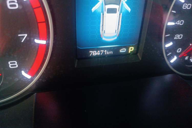 Used Haval H6 2018 Blue Label Sport Edition 1.5T Automatic Two-Wheel Drive Elite Model Odometer Close Up