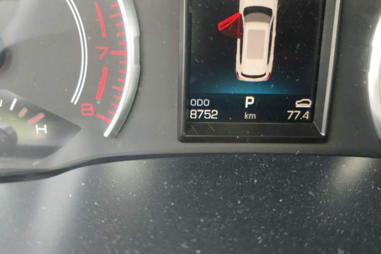 Used Haval H6 2018 Blue-Label 1.5T Automatic Luxury Model Odometer Close Up