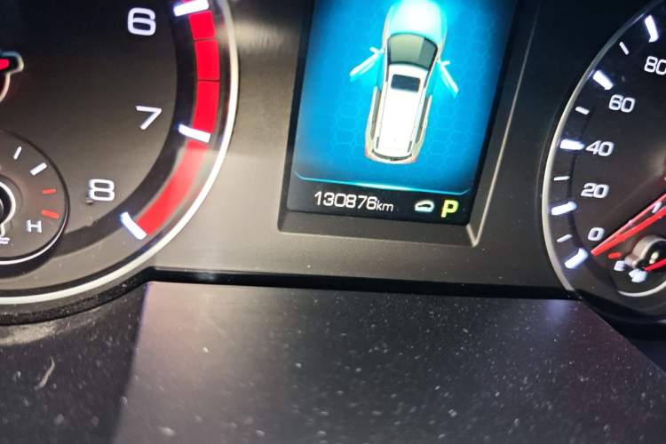 Used Haval H6 2018 Red-Label Sport Edition 1.5T Automatic Two-Wheel Drive Elite Model Odometer Close Up