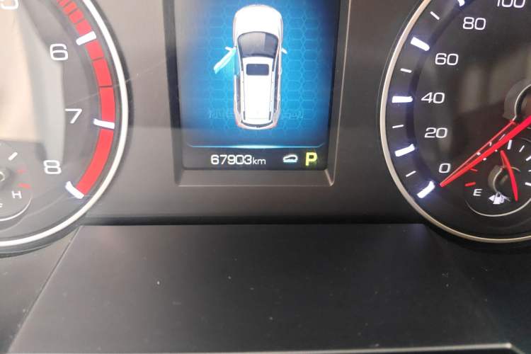 Used Haval H6 2018 Red-Label Sport Edition 1.5T Automatic Two-Wheel Drive Prestige Model Odometer Close Up