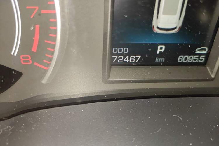 Used Haval H6 2018 Blue Label 2.0T Automatic Luxury Model Odometer Close Up