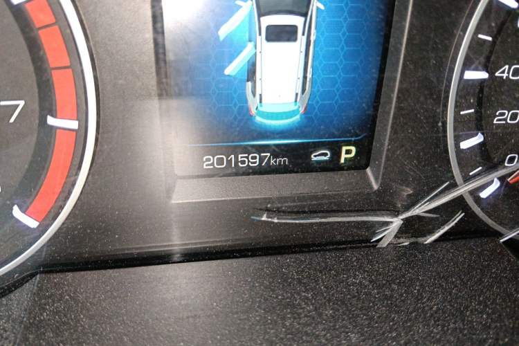 Used Haval H6 2018 Red-Label Sport Edition 1.5T Automatic Two-Wheel Drive Elite Model Odometer Close Up
