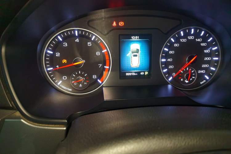 Used Haval H6 2018 Blue Label Sport Edition 1.5T Automatic Two-Wheel Drive Elite Model Odometer Close Up