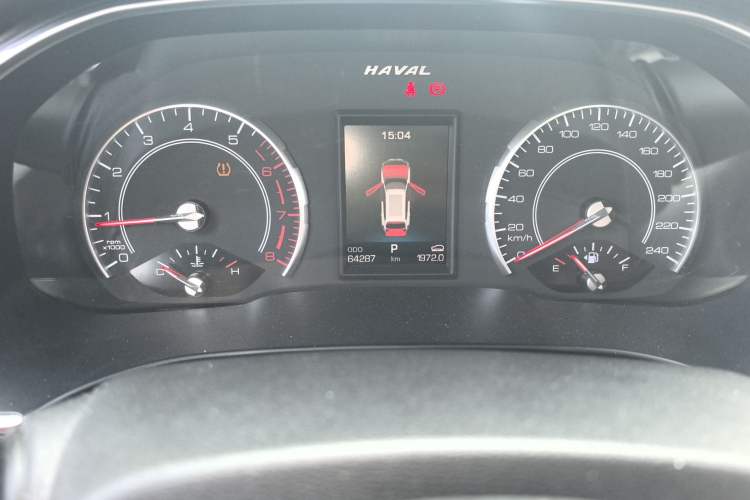 Used Haval H6 2018 Blue-Label 1.5T Automatic Luxury Model Odometer Close Up