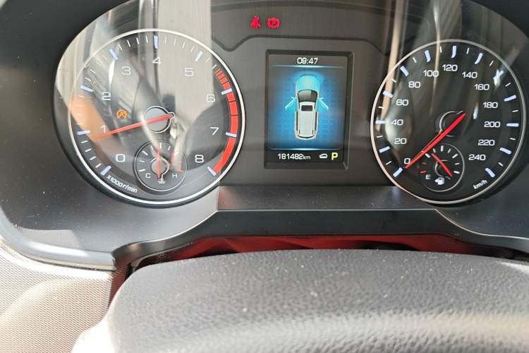 Used Haval H6 2018 Red-Label Sport Edition 1.5T Automatic Two-Wheel Drive Elite Model Odometer Close Up