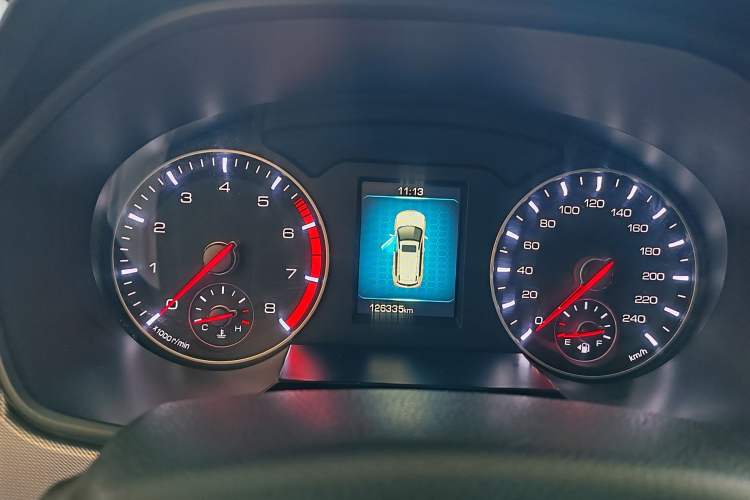 Used Haval H6 2018 Red-Label Sport Edition 1.5T Automatic Two-Wheel Drive Elite Model Odometer Close Up