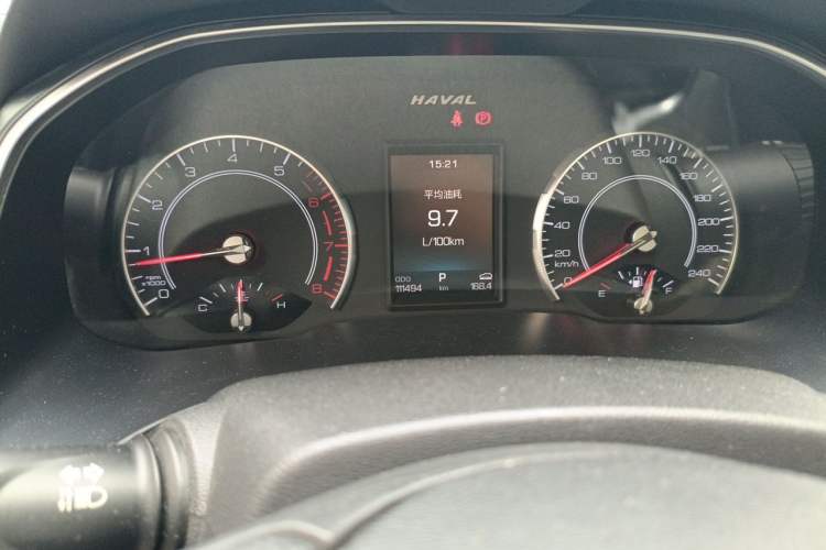 Used Haval H6 2018 Blue-Label 1.5T Automatic Luxury Model Odometer Close Up