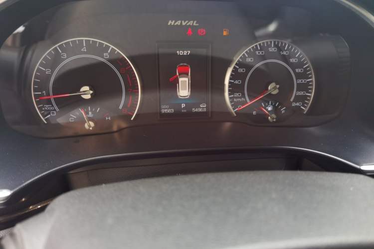 Used Haval H6 2018 Blue-Label 1.5T Automatic Luxury Model Odometer Close Up