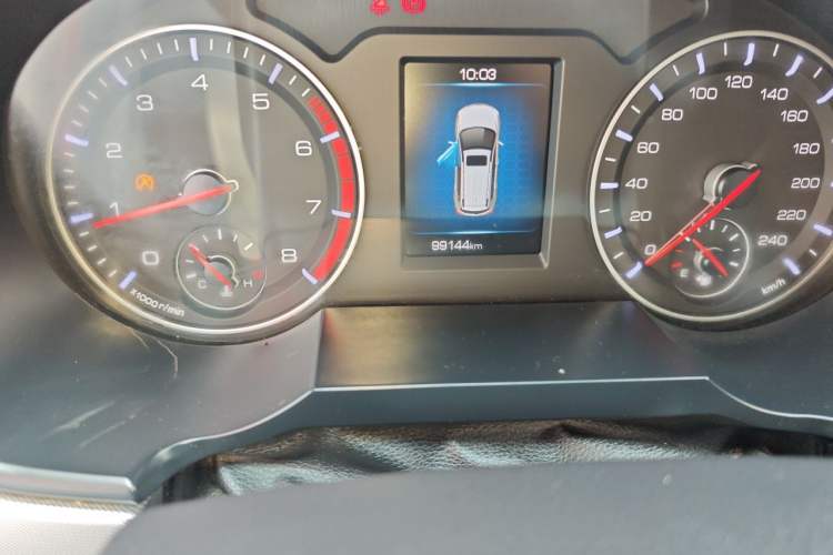 Used Haval H6 2018 Red-Label Sport Version 1.5T Manual Two-Wheel Drive Elite Model Odometer Close Up