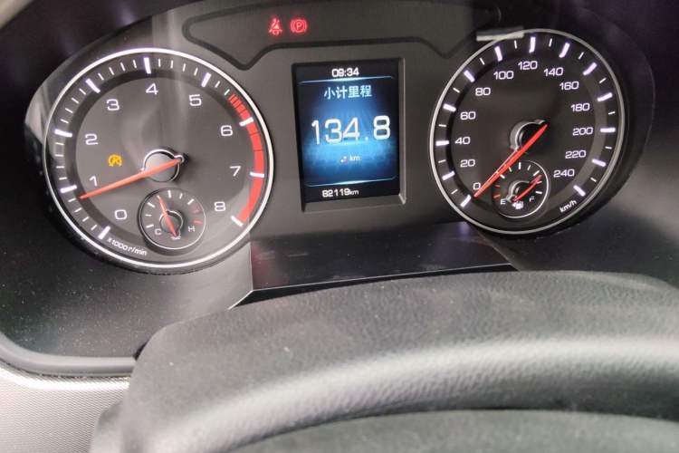 Used Haval H6 2018 Blue Label Sport Edition 1.5T Manual Two-Wheel Drive Elite Model Odometer Close Up