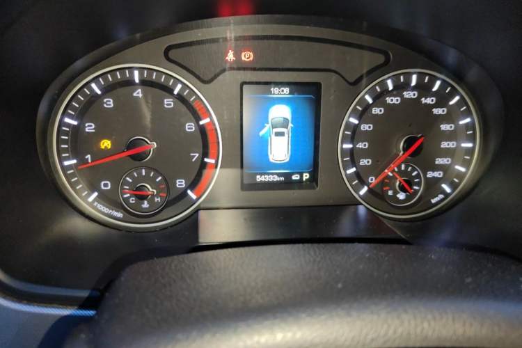 Used Haval H6 2018 Red-Label Sport Edition 1.5T Automatic Two-Wheel Drive Prestige Model Odometer Close Up