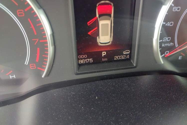 Used Haval H6 2018 Blue-Label 1.5T Automatic Luxury Model Odometer Close Up