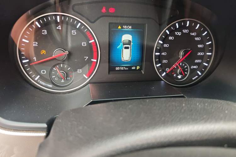 Used Haval H6 2018 Red-Label Sport Edition 1.5T Automatic Two-Wheel Drive Prestige Model Odometer Close Up