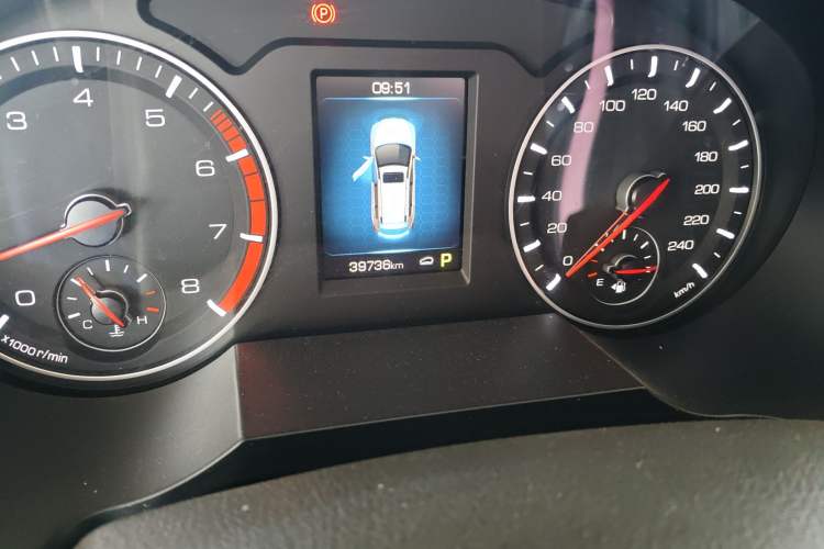 Used Haval H6 2018 Blue Label Sport Edition 1.5T Automatic Two-Wheel Drive Elite Model Odometer Close Up