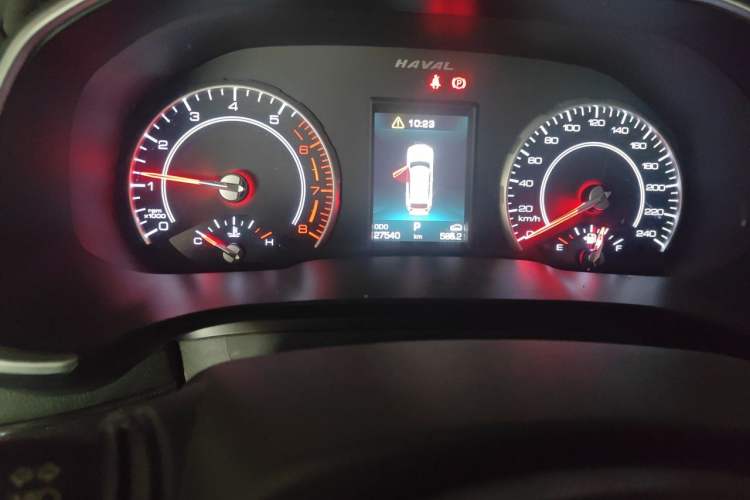 Used Haval H6 2018 Red-Label 1.5T Automatic Luxury Model Odometer Close Up