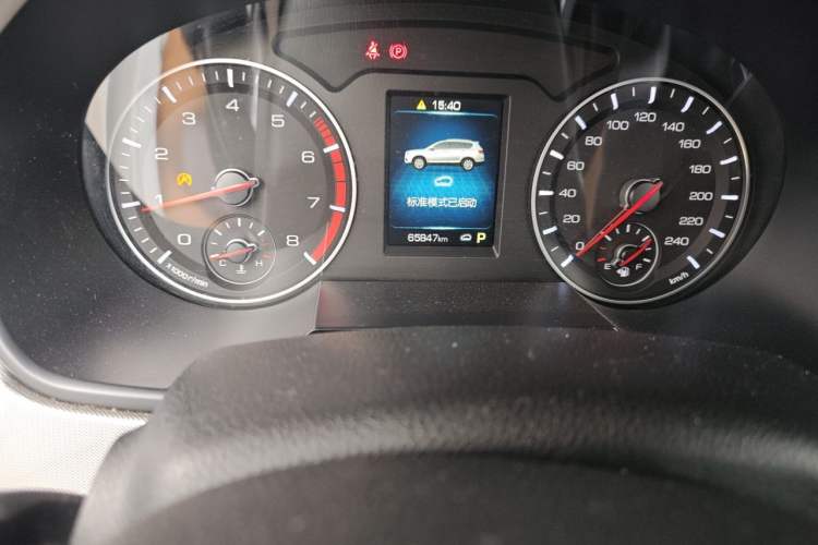Used Haval H6 2018 Blue Label Sport Edition 1.5T Automatic Two-Wheel Drive Elite Model Odometer Close Up