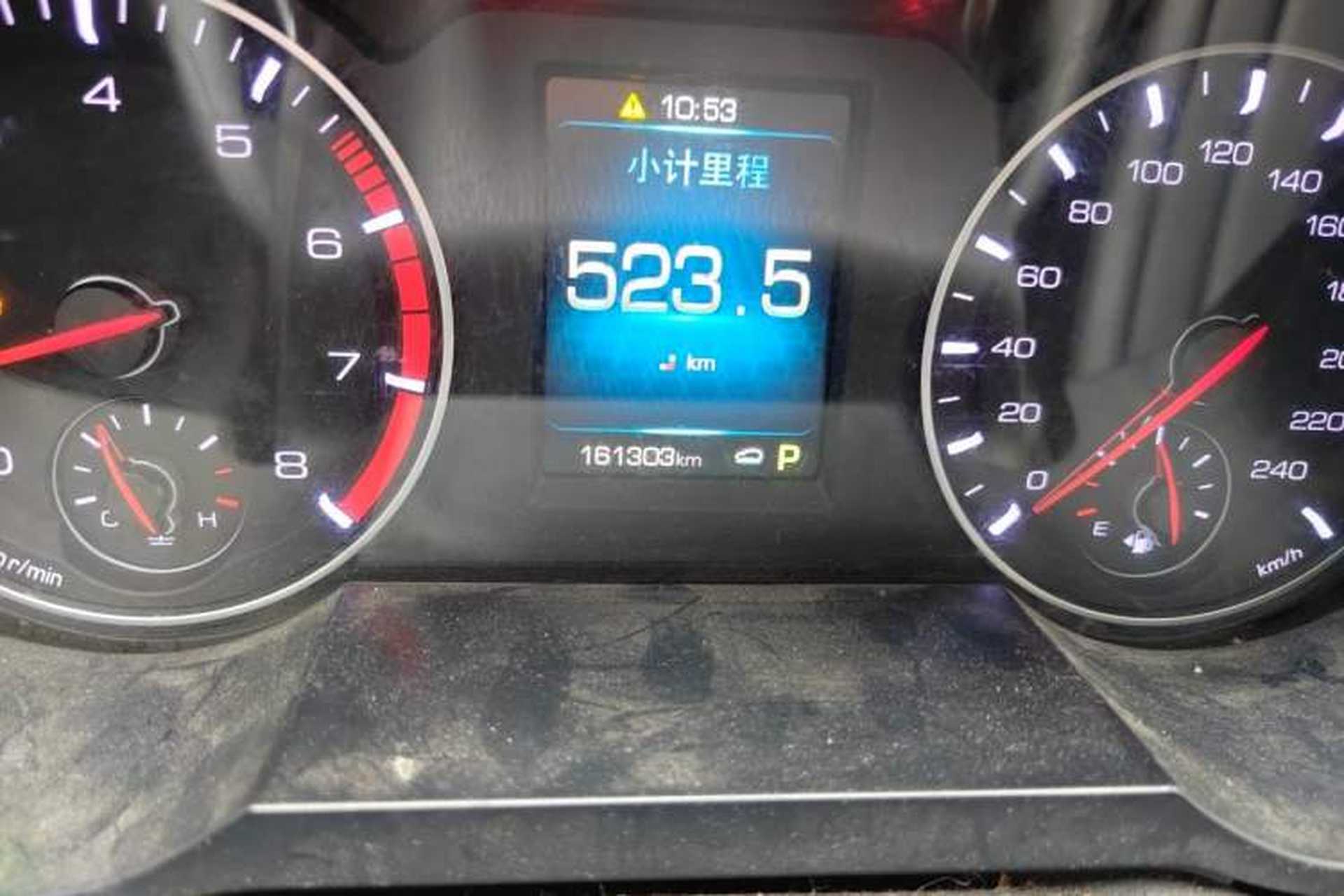 Used Haval H6 2018 Red-Label Sport Edition 1.5T Automatic Two-Wheel Drive Elite Model Odometer Close Up