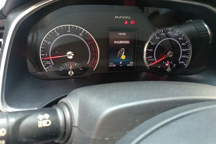 Used Haval H6 2018 Red-Label 1.5T Automatic Luxury Model Odometer Close Up