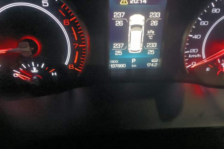 Used Haval H6 2018 Red-Label 1.5T Automatic Luxury Model Odometer Close Up