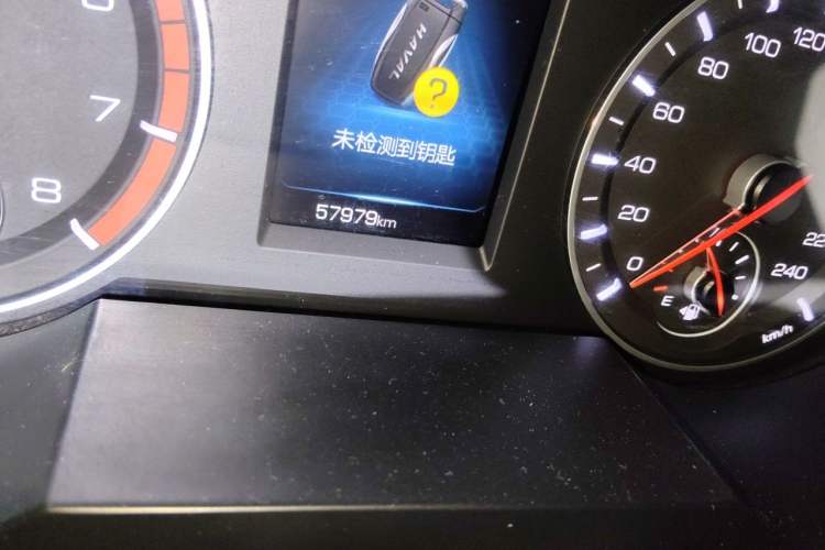 Used Haval H6 2018 Blue Label Sport Edition 1.5T Manual Two-Wheel Drive Elite Model Odometer Close Up